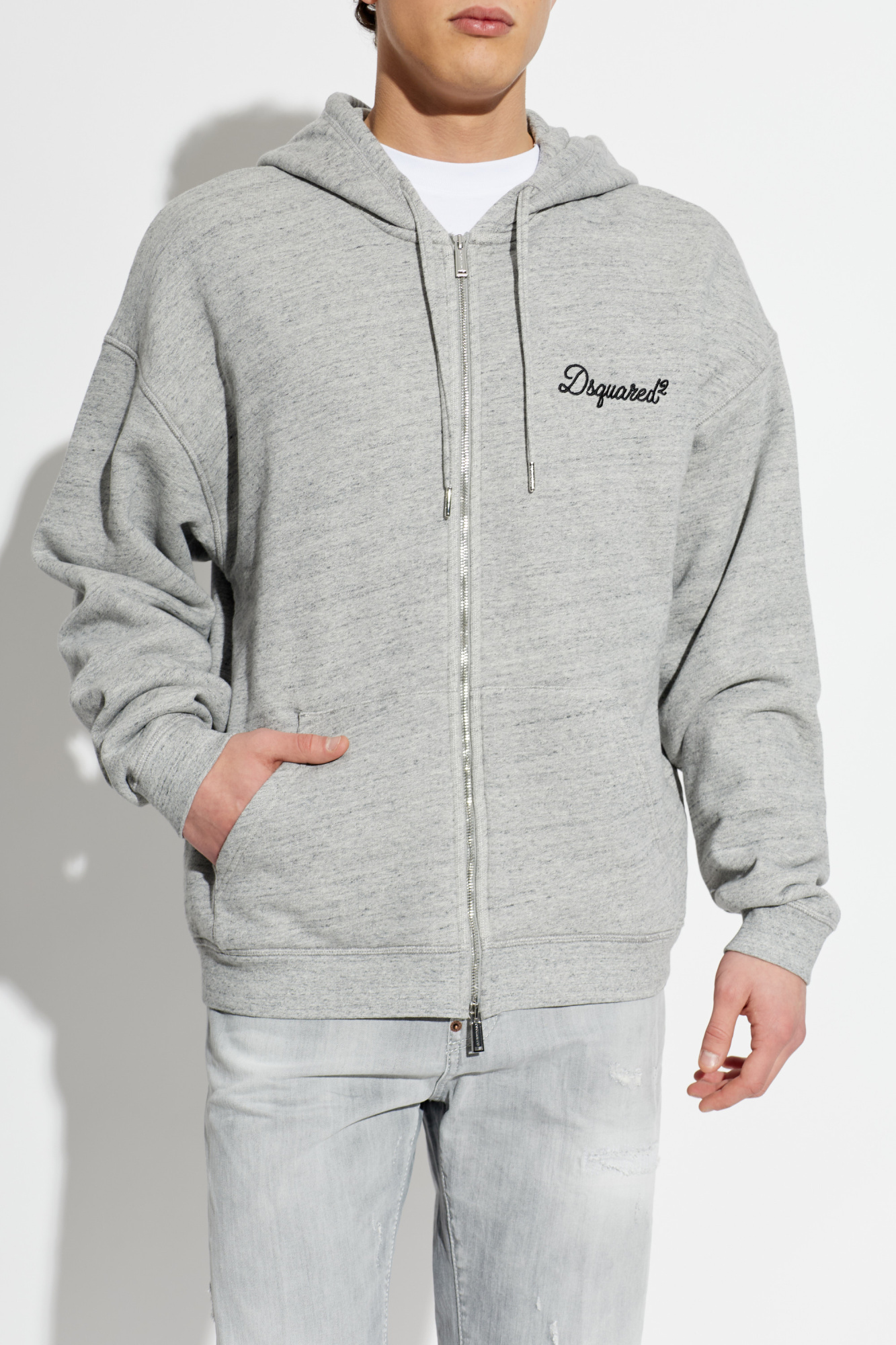 Grey Hoodie Dsquared2 - Vitkac Italy